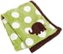 Carters Snuggle Me Elephant Boa Blanket, Green