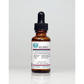 ALLERGY (1 FL OZ), Natural Homeopathic Medicine.