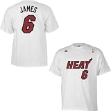41CMbxDwjHL. SL160  adidas Miami Heat LeBron James Game Time T Shirt