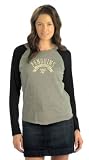 Pittsburgh Penguins Women's Tri Blend Long Sleeve Raglan Top- by Alyssa Milano