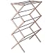 Indoor Clothes Dryer Accordion Drying Rack In Wood/Vinyl (42X30X15) (05001) by Whitney Design