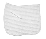 Ovation Billeted Dressage Pad - White/white - Dressage