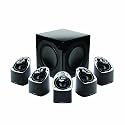 Mirage MX 5.1 Channel Miniature High-Performance Speaker System, Set of 6, Black