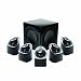Mirage MX 5.1-Channel Miniature Home Theater Speaker System (Set of Six, Black)