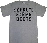 The Office Schrute Farm Beets Gray T-shirt Tee