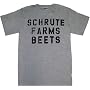 The Office Schrute Farm Beets Gray T-shirt Tee