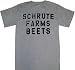 The Office Schrute Farm Beets Gray T-shirt Tee