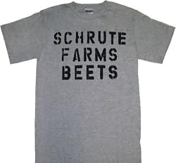 The Office Schrute Farm Beets Gray T-shirt Tee