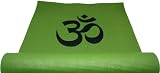 Colorful Yoga Mats (TM) 1/4 Extra Thick Enhanced Classic Yoga, Pilates & Exercise Mat Green with Black Om Symbol 41CMelwQQpL. SL160 Colorful Yoga Mats (TM) 1/4 Extra Thick Enhanced Classic Yoga, Pilates & Exercise Mat Green with Black Om Symbol