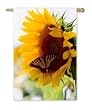 Butterfly Kisses Silk Reflections Regular Size Flag