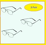 Save on 3 Pairs 2.25 Strength Foster Grant Titanium Hardy Reading Glasses 2.25