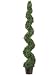6' Knock-down Pond Boxwood Spiral Topiary in Plastic Pot Green