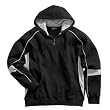 Victory Hooded Sweatshirt, Black/Grey/White