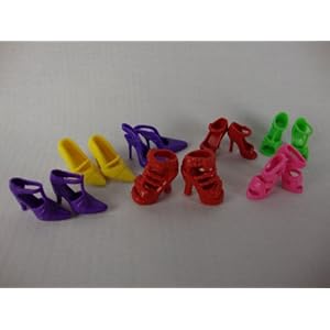 7 Pairs of Shoes Made to Fit the Barbie Doll 7 Pairs of Shoes Made to Fit the Barbie Doll