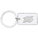 LogoArt Greg Biffle Sterling Silver Keychain