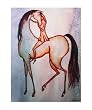Red Horse - Art Print / Poster (Artist: Sullivan) (Size: 20" x 27")
