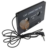 Universal Car Audio Cassette Adapter, Black