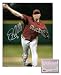 Brandon Webb Arizona Diamondbacks Hand Signed 8x10 Photograph - Pitching Home Jersey Vertical Image