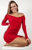 Cream Extra Large Classic Knit Mini Sweater Dress by KD dance, 24 Hour Comfort, Style & Fashion, Made In New York City USA