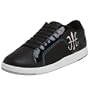 Royal Elastics Men's Cleland Sneaker,Black/Silver,7 M