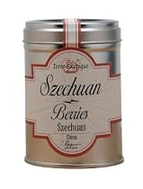 Terre Exotique Szechuan berries from China, lemony pepper berries in tin presentation 1.6 oz