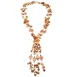 Freshwater Pearl, Aventurine & Agate Handmade Lariat Necklace