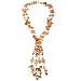 EXP Freshwater Pearl, Aventurine & Agate Handmade Lariat Necklace