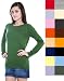 American Apparel Women's Long Sleeve Baby Rib T-shirt - Tee