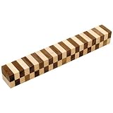 Maple/Walnut Laminated Hardwood Pen Blank