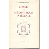 R�sum� de m�taphysique int�grale
