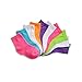 Hanes EZ Sort Girls` Toddler Ankle Socks, 37/10, 2T-3T, Assorted