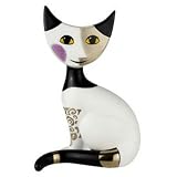 Rosina Wachtmeister Bianco e Nero Porcelain Cat Figurine - Mariella