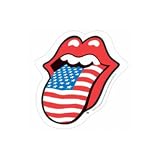 Rolling Stones - Aufkleber/Sticker Lips USA