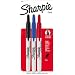 Sharpie Retractable Fine Point Permanent Markers, 3 Colored Markers (32726PP)