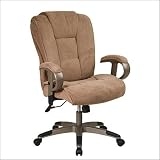 2-to-1 Synchro Tilt Chair w Adjustable Padded Arms and Coated Frame In Mammoth Fabric By Office Star