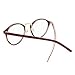 Glasses Queen 201565 Vintage Inspired Horned Rim Metal Bridge Clear Len Glasses