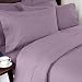 Percale Queen Size 300 Thread Count Solid Lilac Sheet Set 100 % Egyptian Cotton (Deep Pocket) By Sheetsnthings