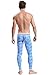 ZIHAN Men's Printing Slim Fit Leggings Tight Pants Large Sky Blue