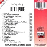 The Legendary Edith Piaf