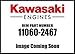 Kawasaki Engine Fd750d Gasket Muffler 11060-2467 New OEM