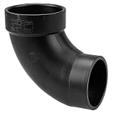 Buy NIBCO 5807-2 Series ABS DWV Pipe Fitting, 90 Degree Elbow, Spigot x Hub