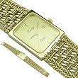 Geneve Handsome Quartz Men's Gold Watch