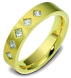 5.5mm contemporary diamond wedding band ring (0.50cts diamonds Platinum)