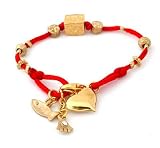 Four Names Kabbalah Red String Bracelet for Protection