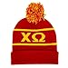 Chi Omega Letter Winter Beanie Hat Greek Cold Weather Winter chi o