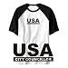 T-Shirt Raglan White  Usa City Councillor  Occupations