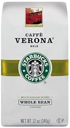 Starbucks Caffe Verona Coffee, Whole Bean, 12-Ounce Bags (Pack of 3)
