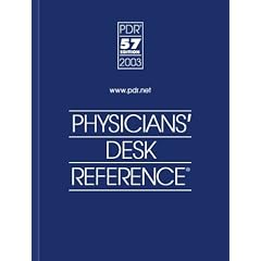 Physicians' Desk Reference 2003 (Physicians' Desk Reference (Pdr))
