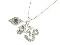 Om, Eye and Hamsa Charm Necklace by M2 by Mary Margrill