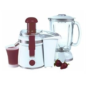New Metal Ware Corp Nesco 2-In-1 Juicer Blender 2-Speed Control With Pulse Feature Pulp Collector by 